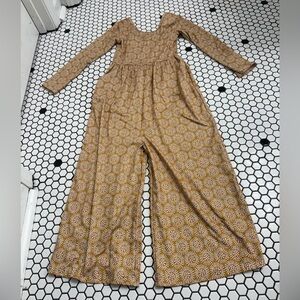 Sweet Caroline Floral Jumpsuit with pockets size 9T